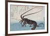 Shrimp and Lobster-Ando Hiroshige-Framed Giclee Print