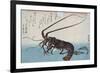 Shrimp and Lobster-Ando Hiroshige-Framed Giclee Print