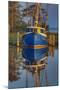 Shrimp Boat Docked at Harbor, Apalachicola, Florida, USA-Joanne Wells-Mounted Photographic Print