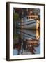 Shrimp Boat Docked at Harbor, Apalachicola, Florida, USA-Joanne Wells-Framed Photographic Print