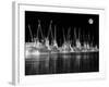 Shrimp Boats Asleep-J.D. Mcfarlan-Framed Photographic Print