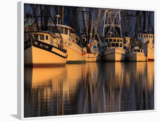 Shrimp Boats, Georgia, USA-Joanne Wells-Framed Photographic Print