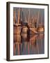 Shrimp Boats Tied to Dock, Darien, Georgia, USA-Joanne Wells-Framed Photographic Print