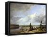 Shrimp Boys at Cromer, 1815-William Collins-Framed Stretched Canvas