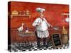 Shrimp Chef-Frank Harris-Stretched Canvas