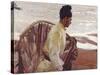 Shrimp Fisherman, Valencia; Pescador De Quisquillas, Valencia, 1908-Joaquin Sorolla y Bastida-Stretched Canvas