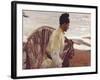 Shrimp Fisherman, Valencia; Pescador De Quisquillas, Valencia, 1908-Joaquin Sorolla y Bastida-Framed Giclee Print