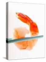 Shrimp on Chopsticks-null-Stretched Canvas