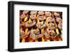 Shrimp on Grill over Open Flames-GRACIEDOG-Framed Photographic Print