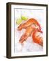 Shrimp on Ice-Jürgen Holz-Framed Photographic Print