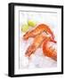 Shrimp on Ice-Jürgen Holz-Framed Photographic Print