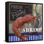 Shrimp-Fiona Stokes-Gilbert-Framed Stretched Canvas