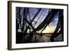 Shrimpers at Sunrise I-Alan Hausenflock-Framed Photographic Print