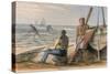 Shrimpers, C1845-Benjamin Waterhouse Hawkins-Stretched Canvas