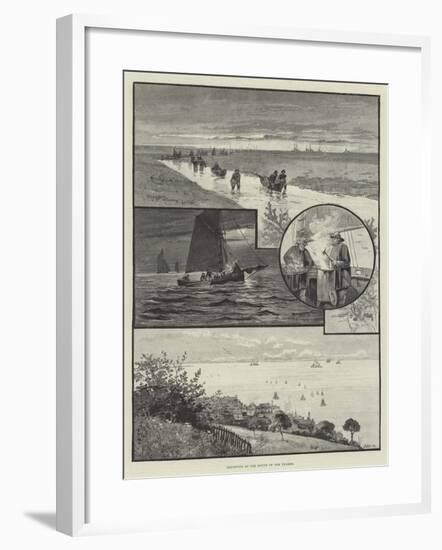 Shrimping at the Mouth of the Thames-null-Framed Giclee Print
