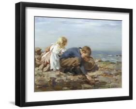 Shrimping-William Marshall Brown-Framed Giclee Print