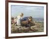 Shrimping-William Marshall Brown-Framed Giclee Print