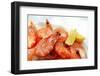 Shrimps with Lemon Wedges-Foodcollection-Framed Photographic Print