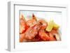 Shrimps with Lemon Wedges-Foodcollection-Framed Photographic Print