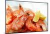 Shrimps with Lemon Wedges-Foodcollection-Mounted Photographic Print