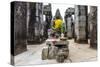 Shrine in Bayon Temple in Angkor Thom-Michael Nolan-Stretched Canvas