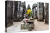 Shrine in Bayon Temple in Angkor Thom-Michael Nolan-Stretched Canvas