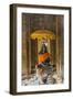 Shrine in Bayon Temple in Angkor Thom-Michael Nolan-Framed Photographic Print