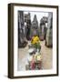 Shrine in Bayon Temple in Angkor Thom-Michael Nolan-Framed Photographic Print