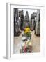 Shrine in Bayon Temple in Angkor Thom-Michael Nolan-Framed Photographic Print