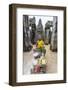 Shrine in Bayon Temple in Angkor Thom-Michael Nolan-Framed Photographic Print