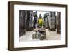 Shrine in Bayon Temple in Angkor Thom-Michael Nolan-Framed Photographic Print