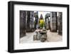 Shrine in Bayon Temple in Angkor Thom-Michael Nolan-Framed Photographic Print