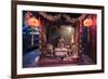 Shrine in Chinatown at night, Kuala Lumpur, Malaysia, Southeast Asia, Asia-Matthew Williams-Ellis-Framed Photographic Print