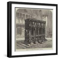 Shrine in St Alban's Abbey, Recently Discovered-null-Framed Giclee Print
