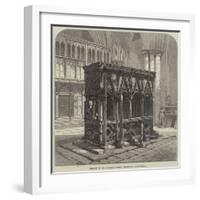 Shrine in St Alban's Abbey, Recently Discovered-null-Framed Giclee Print