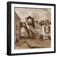 Shrine in the Walls of a Neapolitan Village-Achille Vianelli-Framed Giclee Print