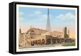 Shrine Mosque and Fox Theatre, Atlanta, Georgia-null-Framed Stretched Canvas