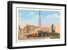 Shrine Mosque and Fox Theatre, Atlanta, Georgia-null-Framed Art Print