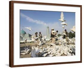 Shrine of Hazrat Ali, Mazar-I-Sharif, Afghanistan-Jane Sweeney-Framed Photographic Print