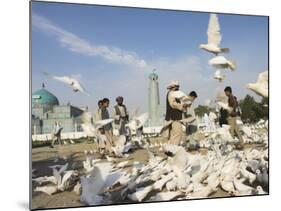 Shrine of Hazrat Ali, Mazar-I-Sharif, Afghanistan-Jane Sweeney-Mounted Photographic Print