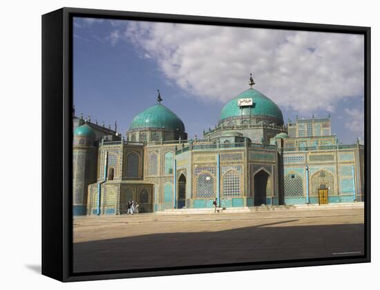 Shrine of Hazrat Ali, Who was Assassinated in 661, Mazar-I-Sharif, Afghanistan-Jane Sweeney-Framed Stretched Canvas