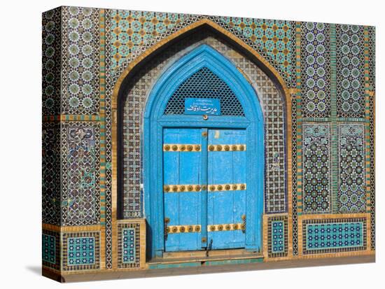 Shrine of Hazrat Ali, Who was Assassinated in 661, Mazar-I-Sharif, Balkh Province, Afghanistan-Jane Sweeney-Stretched Canvas