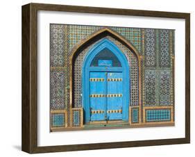 Shrine of Hazrat Ali, Who was Assassinated in 661, Mazar-I-Sharif, Balkh Province, Afghanistan-Jane Sweeney-Framed Photographic Print