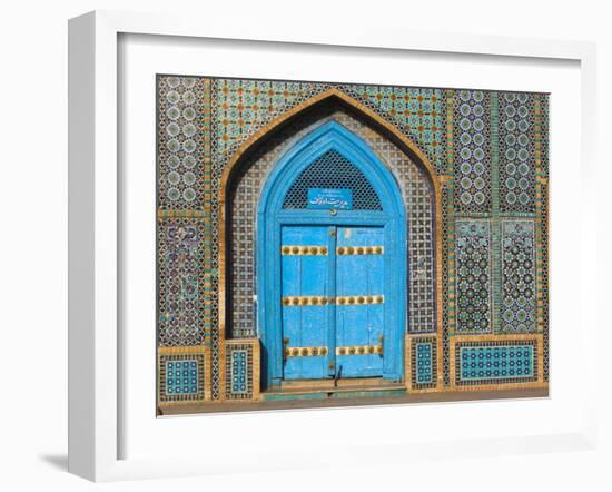 Shrine of Hazrat Ali, Who was Assassinated in 661, Mazar-I-Sharif, Balkh Province, Afghanistan-Jane Sweeney-Framed Photographic Print