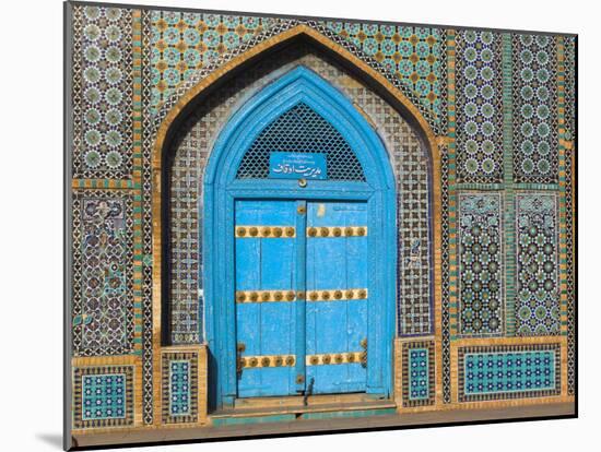 Shrine of Hazrat Ali, Who was Assassinated in 661, Mazar-I-Sharif, Balkh Province, Afghanistan-Jane Sweeney-Mounted Photographic Print