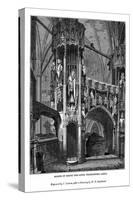 Shrine of Henry V, Westminster Abbey, 1843-J Jackson-Stretched Canvas