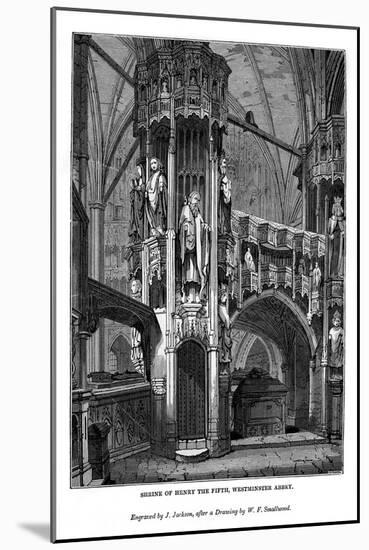 Shrine of Henry V, Westminster Abbey, 1843-J Jackson-Mounted Giclee Print