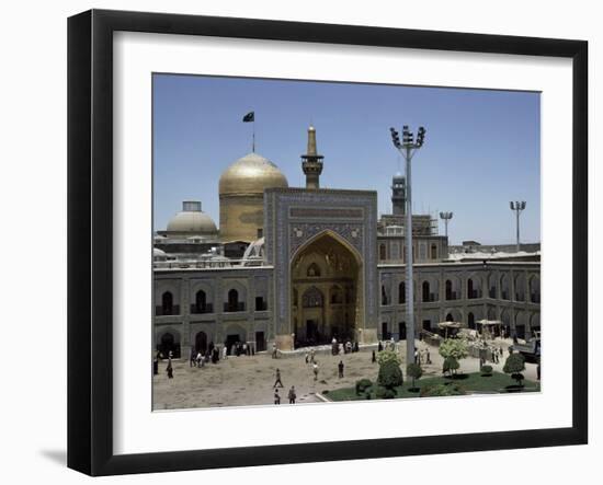 Shrine of Immam Riza, Mashad, Iran, Middle East-Robert Harding-Framed Photographic Print