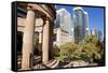 Shrine of Memories and Offices, Anzac Square, Brisbane, Australia-Peter Adams-Framed Stretched Canvas