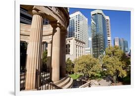 Shrine of Memories and Offices, Anzac Square, Brisbane, Australia-Peter Adams-Framed Photographic Print